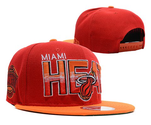 Miami Heat NBA Snapback Hat SD06